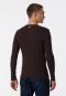 Shirt long-sleeved dark brown - Revival Friedrich