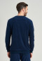 Shirt langarm Frottee Bündchen nachtblau - Mix+Relax
