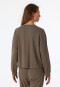 Shirt long-sleeved interlock organic cotton taupe - Mix & Relax