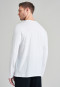 Shirt long-sleeved jersey button placket white - Mix + Relax