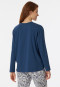 Shirt lange mouwen marineblauw - Mix+Relax