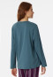Shirt long-sleeved petrol blue - Mix & Relax