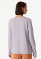Shirt langarm rundhals veilchen - Mix+Relax