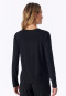 Shirt langarm schwarz - Mix+Relax