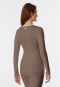 Shirt langarm taupe - Revival Agathe