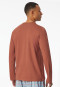 Maglietta manica lunga terracotta - Mix+ Relax