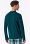 Shirt langarm tiefseegrün - Mix+Relax