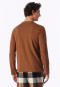 Shirt met lange mouwen, kleur toffee - Mix+ Relax