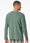 Shirt lange mouwen V-hals groen - Mix+ Relax