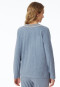 Shirt long-sleeve v-neck jeans-mottled - Mix+Relax