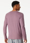 Shirt lange mouwen v-hals lila - Mix+ Relax