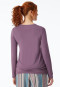 Shirt langarm V-Ausschnitt malve - Mix+Relax
