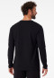 Long-sleeved shirt V-neck black - Mix + Relax