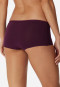 Boyshorts 2-pack organic cotton black/plum - 95/5