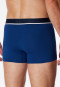 Boxer confezione da 3 in cotone organico con elastico in vita blu/nero - 95/5