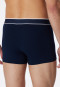 Boxer Confezione da 3 pezzi cotone biologico con elastico in vita blu scuro - 95/5