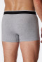 Confezione da 3 pantaloni in cotone organico con elastico in vita di colore grigio screziato - 95/5
