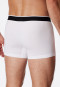 Shorts 3-pack biologisch katoen geweven elastische tailleband wit - 95/5