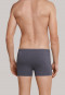 Shorts anthrazit-weiß gemustert - Ebony