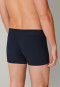 Boxer briefs double rib organic cotton dark blue - Retro Rib