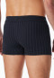 Short gestreept nachtblauw - Fine Interlock