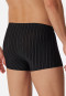 Black striped microfiber shorts - Nachtschwärmer