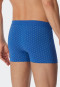 Shorts Organic Cotton gemustert aqua/schwarz - Fashion Daywear