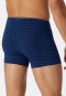 Pantaloncini in cotone biologico con fantasia, blu marino - 95/5
