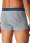 Shorts Organic Cotton patterned silver - Comfort Fit
