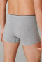 Shorts in cotone biologico grigio screziato: 95/5