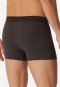 Pantaloncini stretch in cotone biologico con fantasia, color antracite - 95/5
