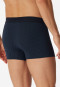 Shorts stretch biologisch katoen met patroon nachtblauw - 95/5