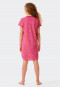 Chemise de nuit manches courtes en coton bio à motif rose - Prickly Love