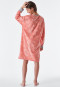 Sleepshirt langarm Fleece Bündchen Wolken rosé - Feeling@Home