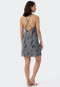 Sleep shirt modal V-neck spaghetti straps leaf print multicolored - Contemporary Nightwear
