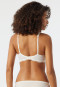 Zachte beha met cup zonder beugel kant Lurex gebroken wit - Glam Lace