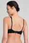 Soft bra without underwire all-over lace black - Feminine Lace