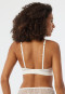 Soft bra without underwire or pads lace Lurex off-white - Glam Lace