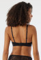 Soutien-gorge souple sans armatures avec coques dentelle Lurex noir - Glam Lace