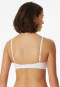 Soft bra organic cotton padded wire-free white - 95/5