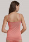 Spaghetti top embedded inside bustier lace terracotta - Personal Fit Cotton
