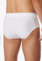 Slip sportivo con patta di colore bianco - Long Life Cotton