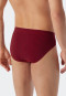 Confezione da 2 slip supermini in Tactel® con fantasia in tinta unita, blu scuro/rosso - selected! premium inspiration