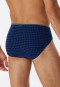 Slip coton bio à motif bleu marine - 95/5