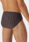Slip supermini coton bio rayures multicolore  95/5