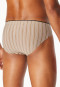 Supermini slip rayé nougat - Long Life Soft