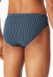 Supermini-Slip pacific blue gemustert - 95/5