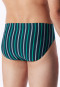 Slip supermini a strisce verde mare profondo - 95/5