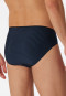 Bikini briefs navy-black striped - Long Life Soft