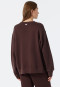 Trui lange mouwen aubergine - Revival Lena